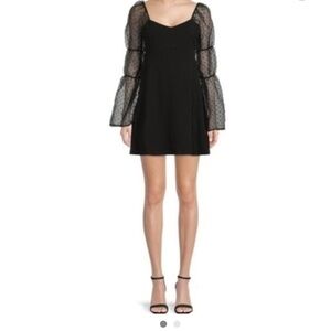 BCBGENERATION
Swiss Dot Mini Fit and Flare Dress